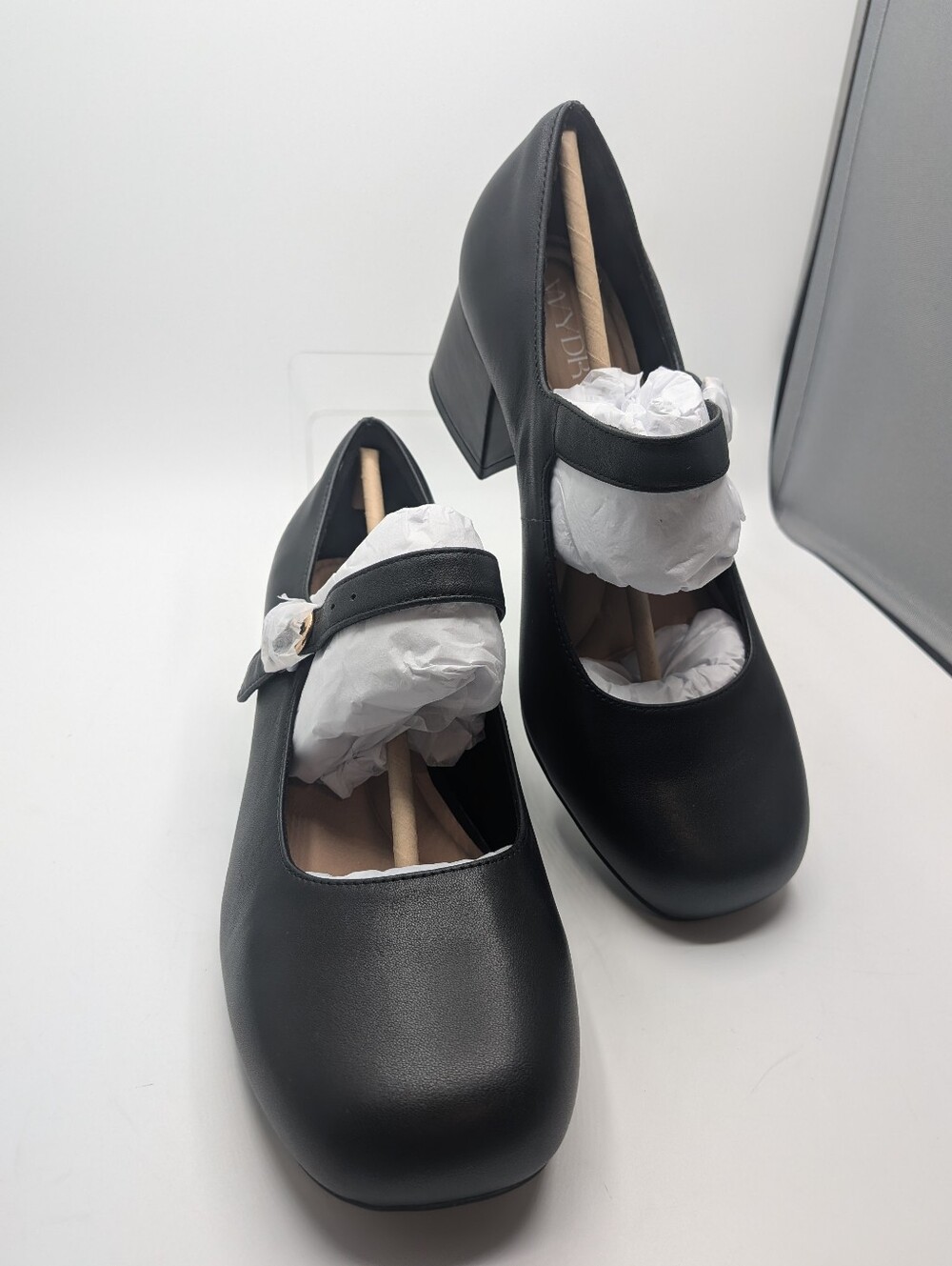 Astor Heeled Mary Jane -NWB 7WW Black - Picture 3 of 15